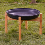 Tray rond zwart Cosy sfeer