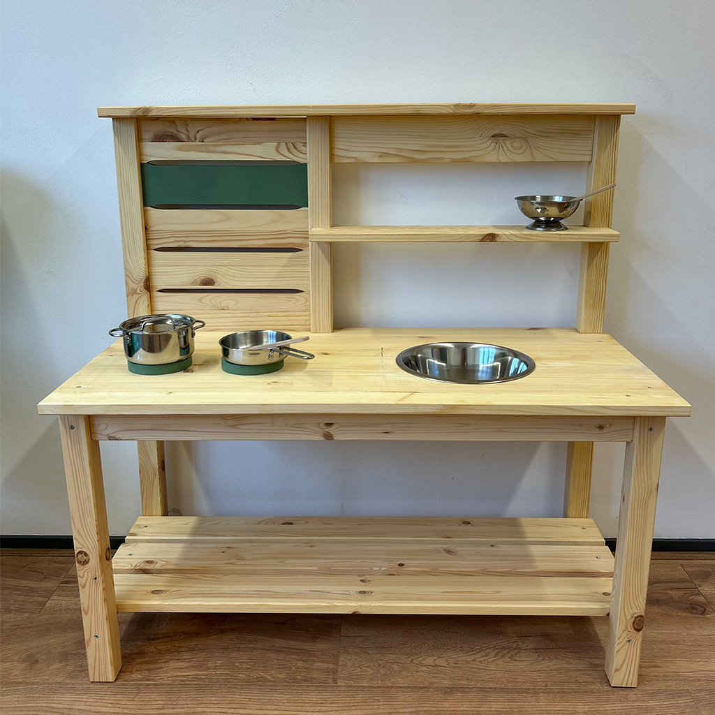 Jindl modderkeuken robuust met pannenset