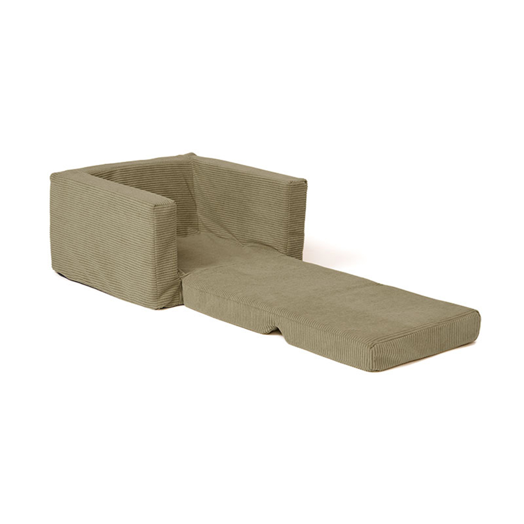 Kinderstoel opvouwbaar Kid's Concept groen uitgerold Kinderstoel opvouwbaar Kid's Concept groen uitgerold