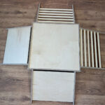 Kruipkist met toebehoren Jindl