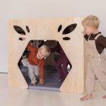 Houten spiegelhuis Jindl spelen