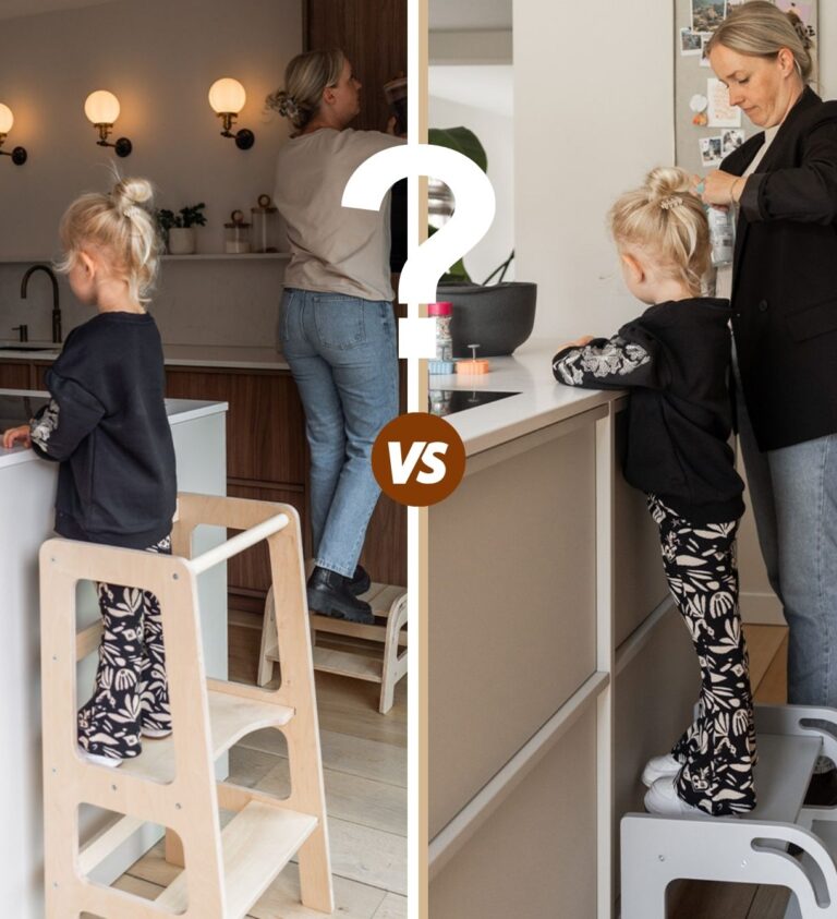 Lernturm oder Tritthocker – was ist die bessere Wahl?