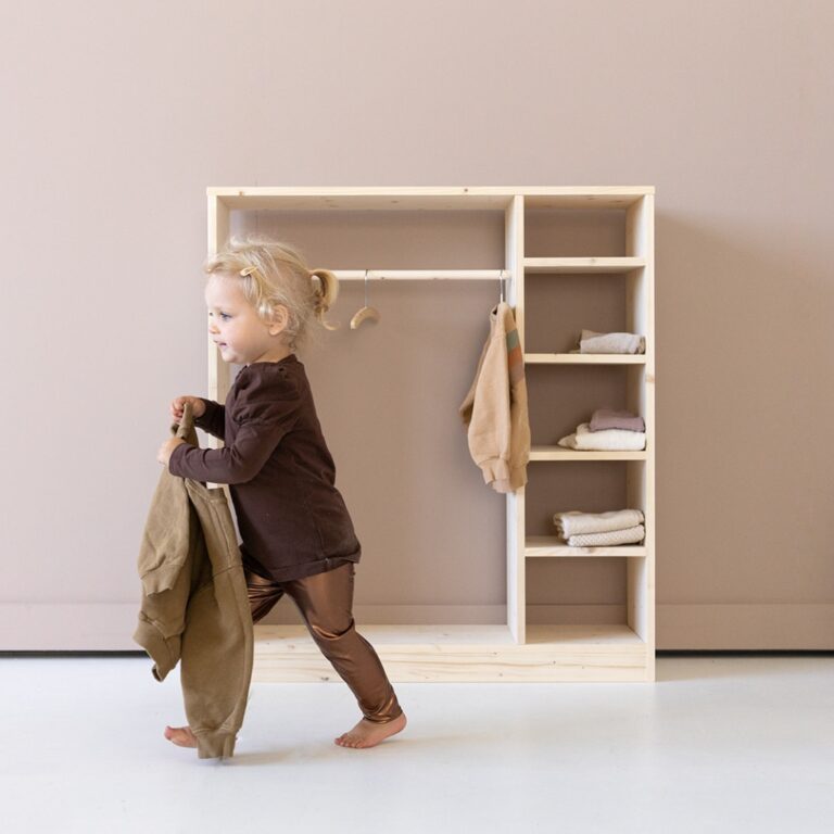 Offener Montessori-Spielzeugschrank Jindl NOVA