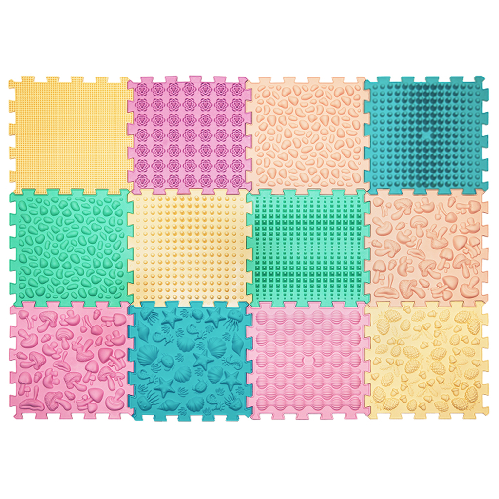 structuurmatten pastel 12 stuks structuurmatten pastel 12 stuks