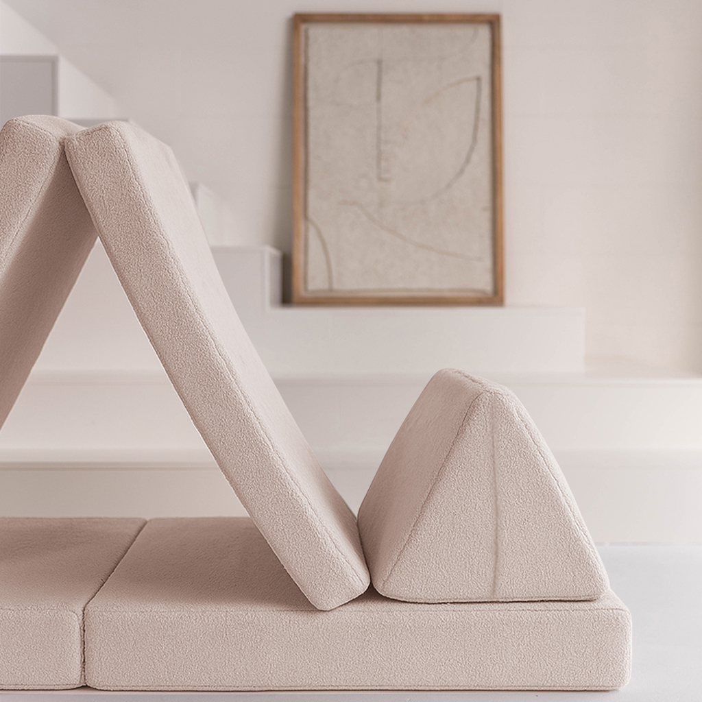 Jindl speelbank Teddy beige hut detail Jindl speelbank Teddy beige hut detail