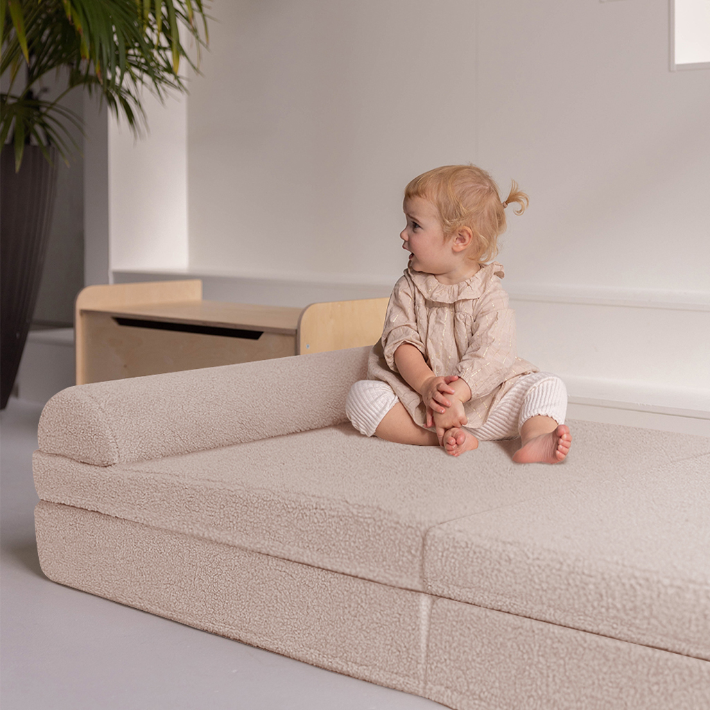 Jindl speelbank Teddy beige zitten Jindl speelbank Teddy beige zitten