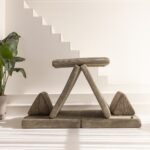 Springen op speelbank groen Jindl