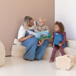 Jindl hoekbank cord beige gezellig