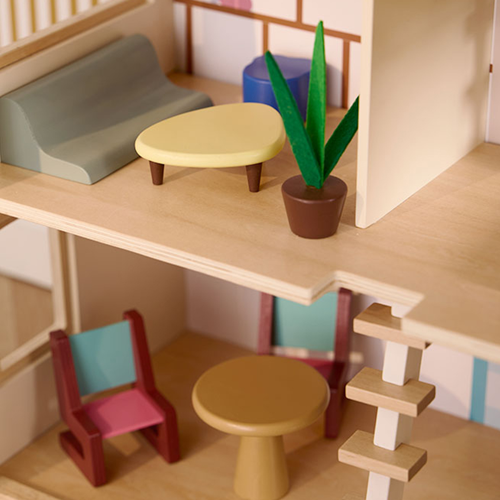 Poppenhuis Kid's Concept aiden binnenzijde Poppenhuis Kid's Concept aiden binnenzijde