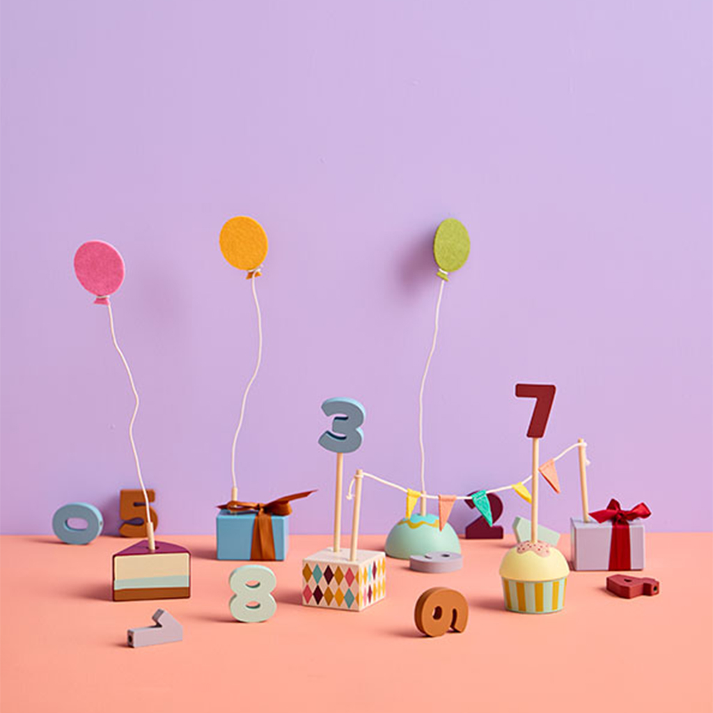 Verjaardags decoratieset Kid's Concept sfeer Verjaardags decoratieset Kid's Concept sfeer