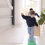 Beige puzzelmat Jindl set van 8