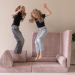 Jump op Jindl speelbank oudroze