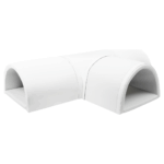 Witte T-tunnel van foam