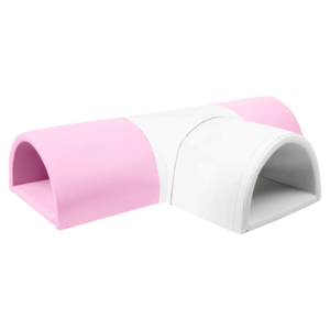 Speeltunnel foamspeelset wit roze Jindl