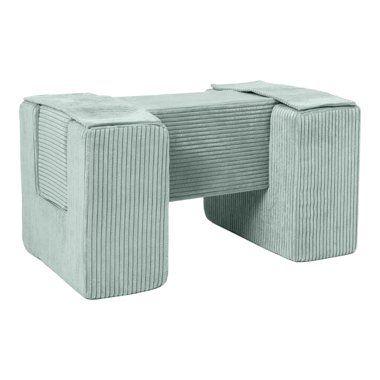 Foam speelset loopbrug ribstof mintgroen foam loopbrug speelset mintgroen ribstof Jindl