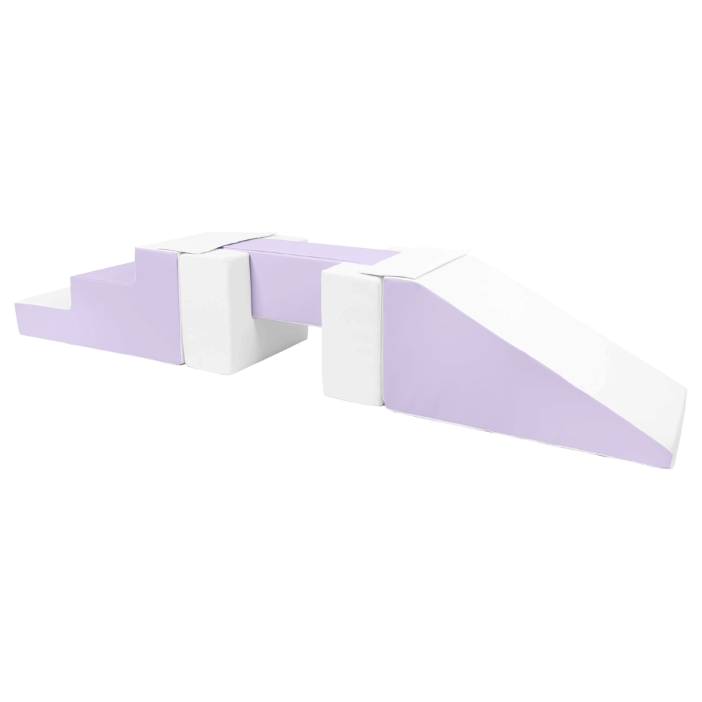 Lila speelset foam trap loopbrug Jindl wit