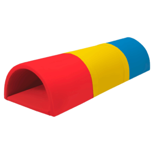 Speeltunnel rood, geel en blauw