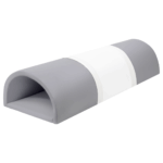 Wit grijze foam speeltunnel