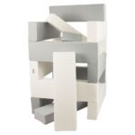 Foam bouwblokken wit grijs Jindl spelen