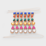 Houten rijgvormen met steentjes van Tickit