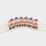 Mooie rijgketting met steentjes tickit