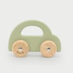 Houten speelauto groen PolarB