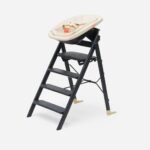 KAOS schwarzer Babysitz auf Hochstuhl