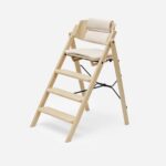 KAOS Hochstuhl mit Gurtzeug und Kissen Set sandfarben