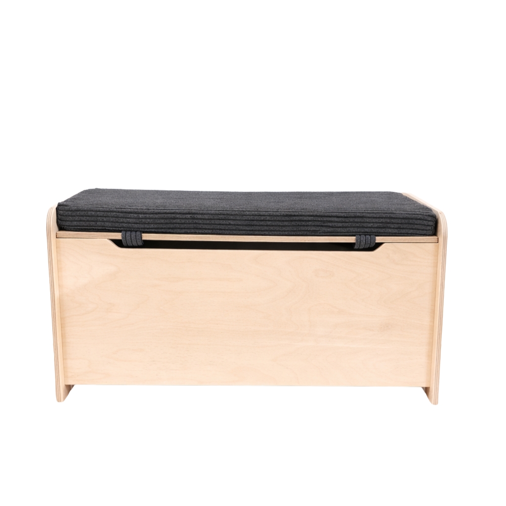 Kussen speelgoedkist Jindl donkerbruin Kussen speelgoedkist Jindl donkerbruin