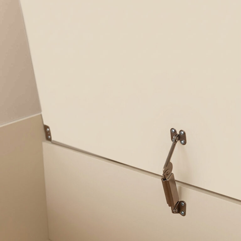 Spielzeugkiste Jindl Beige sicheres Scharnier