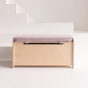 Zitkussen voor speelgoedkist - opbergkist oud roze web 1024_1024