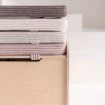Sitzkissen für Spielzeugkiste - Aufbewahrungskiste - vier Farben altrosa - softmint - beige - dunkelbraun