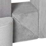 Extra-Set Dreiecke Cord grau