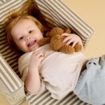 Hochstuhl faltbar Kids Concept gestreift liegend