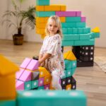 TUKI-Mädchen-Schaumstoff-Dinosaurier-Magnet-Blöcke