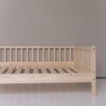 Vorderansicht rechts Einzelkinderbett ohne Matratze
