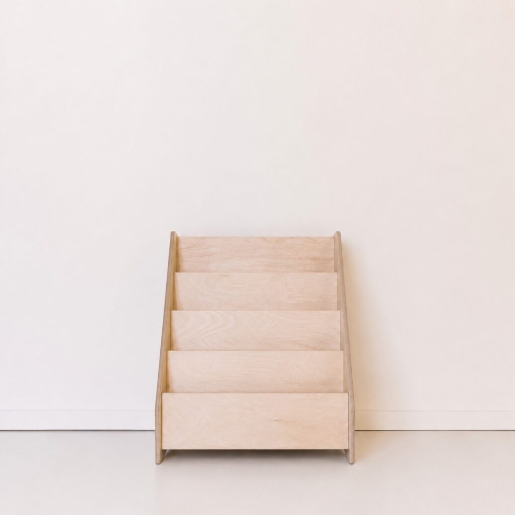 Bücherregal aus Holz Jindl Natur