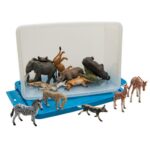 Betzold EduCasa - Afrikanische Tiere - 18-teilig - komplettes Set in Trommel