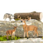 Betzold EduCasa - Tierset - 26-teilig - Hirsch - Bambi - Fuchs in der Natur