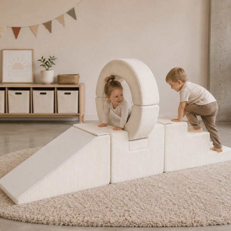 Schaumstoff-Spielset Jindl® mit Tunnel und Ring, Cord
