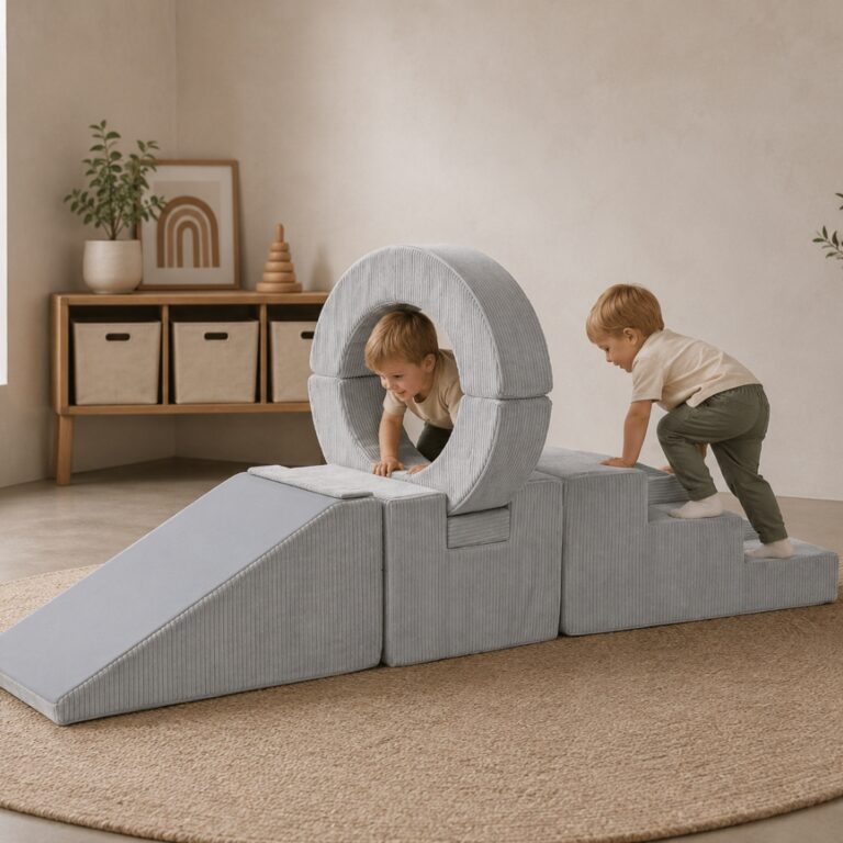 Schaumstoff-Spielset Jindl® mit Tunnel und Ring, Cord