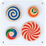 Wandelemente Set 1 – Set von 6 – Drehspiel für die Wand