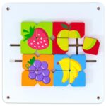 Wandelemente Set 1 – Set von 6 – Obst-Schiebepuzzle