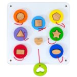 Wandelemente Set 1 – Set von 6 – geometrische Formen einpassen