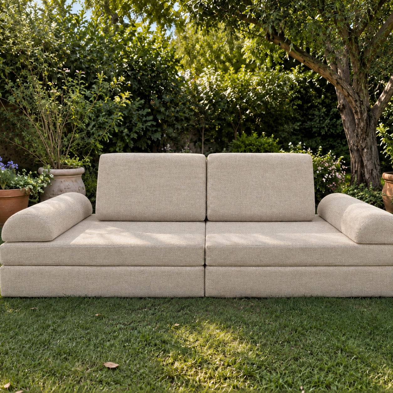 Beiger Outdoor-Bezug Outdoor-Bezug in Beige