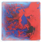 Sensorische Bodenplatte von Eduplay, 50 × 50 cm, Blau-Rot