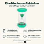 Mega-Sanduhr Tickit | grün | 1 Minute | Vorteile und Produktmerkmale auf Deutsch