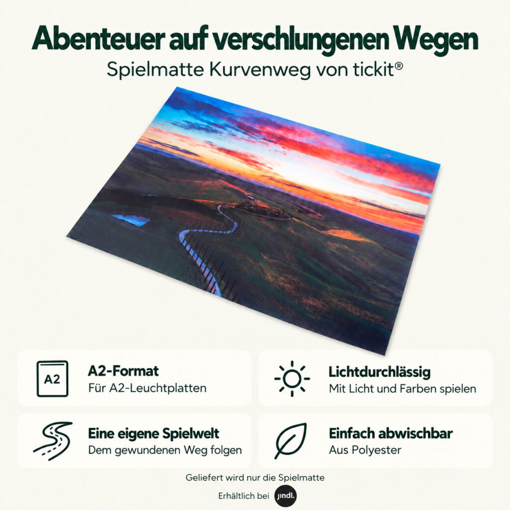 Spielmatte Kurvenweg Tickit | A2 | Vorteile und Produktmerkmale auf Deutsch