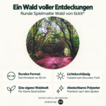 Runde Spielmatte Wald Tickit | Discovery | Vorteile und Produktmerkmale auf Deutsch